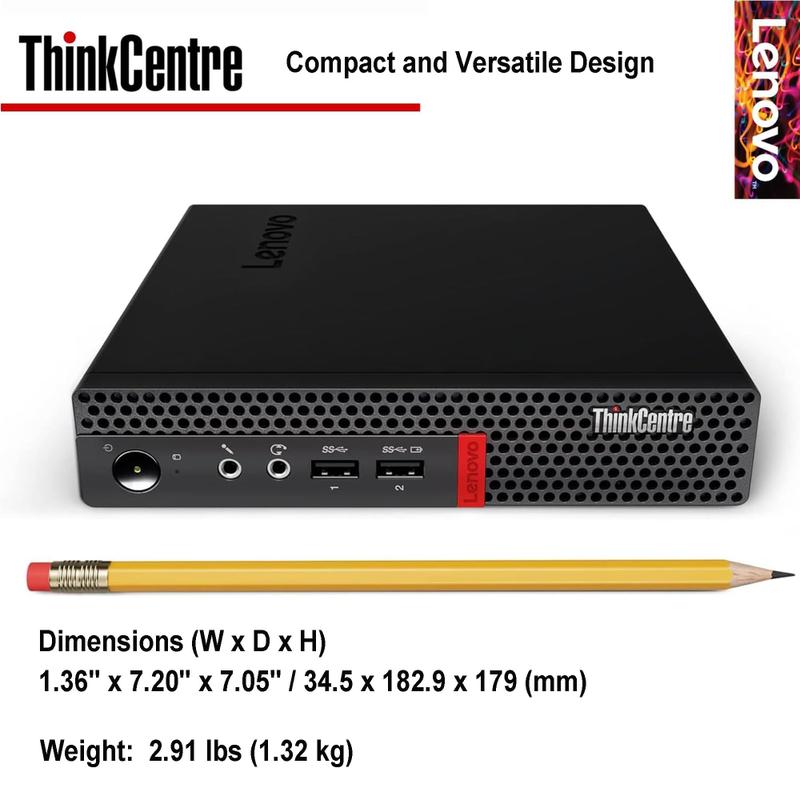 Mini PC Desktop Lenovo M625 AMD 16 GB 256 GB SSD Windows 11 Pro